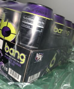 Bang Energy Purple Guava Pear, Sugar-Free Energy Drink, 16-Ounce (Pack of 12) 16 Fl Oz (Pack of 12) 32 71 TZfxrfVL