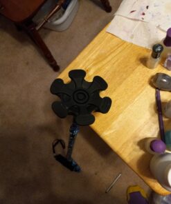 Essential Medical Supply Couture Offset Fashion Cane with Matching Standing Super Big Foot Tip, Swirl Style 9 71 TbekH25L