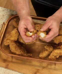 Copper Chef, 2-Piece Non-Stick Bakeware Set for Oven with Crisper Pan and Cookie Sheet, 13 x 9-Inch, N5O4RBL, Copper 26 71 TsMP2yeL