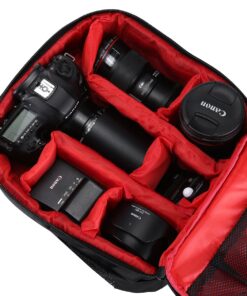 Powerextra Professional Waterproof small camera backpack, digital camera backpack for Nikon, Sony, Olympus, Samsung, Panasonic, Pentax and More Cameras 32 71 UB dnqlL