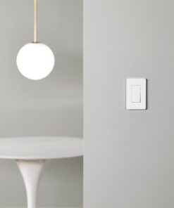Amazon Basics Single Pole Smart Switch, Neutral Wire Required, 2.4 Ghz WiFi, Works with Alexa, White, 4.65 x 2.91 x 1.74 in Single Pole Switch 22 71 UNmFvlGL