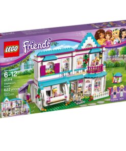 LEGO Friends Stephanie's House 41314 Build and Play Toy House with Mini Dolls, Dollhouse Kit (622 Pieces) 24 71 UmofkneL