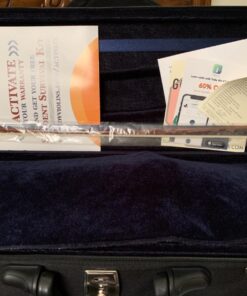 Bunnel Premier Violin Clearance Outfit 4/4 Full Size - Carrying Case and Accessories Included - Solid Maple Wood and Ebony Fittings By Kennedy Violins 4/4 (Full) 47 71 VZbEf0rL