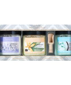 Bath Salts for Soaking, Spa Luxetique Epsom Salts Gifts Set for Women, 3.17lbs Bath Salts for Women Relaxing, Epsom Salts for Soaking for Pain, Mother's Day Christmas Gifts for Woman Mom 4PCS Epsom Salt 19 71 Vkal24FL