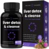 Liver Cleanse Detox & Repair Formula | 20+ Herbs: Milk Thistle Extract with Silymarin, Artichoke, Dandelion, Chicory Root Powder & More! | Premium Liver Support Pills Supplement, 60 Capsules 54 71 VrWsVQiL