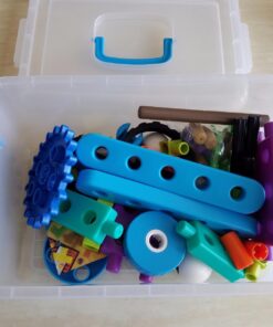 Thames & Kosmos Kids First Robot Engineer Kit and Storybook Robot Engineer (with plastic storage bin) 60 71 Wsi 9gvL