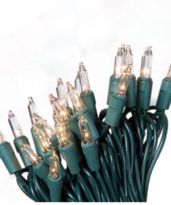 Noma/Inliten Holiday Wonderland 100-Count Clear Christmas Light Set,Green Wire 23 71 X7INvkxL