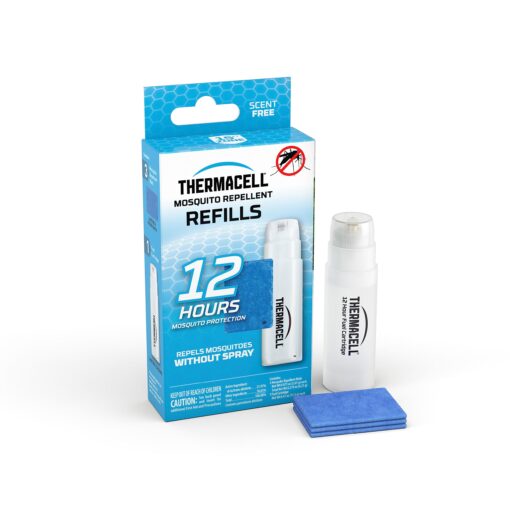 Thermacell Mosquito Repellent Refills; Compatible with Any Fuel-Powered Thermacell Repeller; Highly Effective, Long Lasting, No Spray, No Scent, No Mess; 15 Foot Zone of Mosquito Protection Original - Mosquito 12 Hour