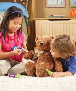 Learning Resources New Sprouts Cure It! Doctor Kit for Kids, Pretend Play Doctor Set, 6 Pieces, Ages 2+ 14 71 XlFXeBCL