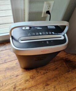 Paper Shredder for Home Office,VidaTeco 10-Sheet Cross-Cut Shredder with US Patented Cutter,Also Shreds Card/CD/Clip,Paper Shredder for Home Use Heavy Duty,Durable with Jam Proof,3.9-Gallon Bin(ETL) 44 71 Zfnfu0fL