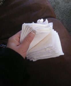 babygoal Baby Cloth Wipes 12 Pack, Washable Reusable Rayon from Bamboo Small Saliva Towels for Newborns, Ultra-Soft Cloth Face Wipes Beige 4.92x4.92 Inch (Pack of 12) 36 71 a fWR4YL