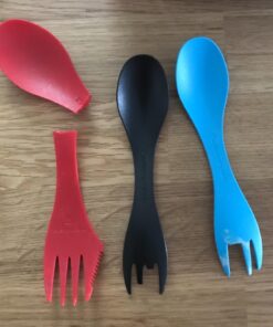 Light My Fire Original BPA-Free Tritan Spork with Full-Sized Spoon, Fork and Serrated Knife Edge, Green 5 71 ak4DVI9L