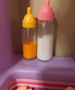 Toysmith My Sweet Baby, Magic Baby Bottle Set, Two Bottles, For Boys & Girls Age 3+ Magic Baby Bottles Doll Toy 43 71 biJ0IZlL