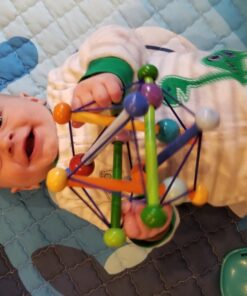 Manhattan Toy Skwish Color Burst Rattle and Teether Grasping Activity Toy 35 71 cZdyxqXL