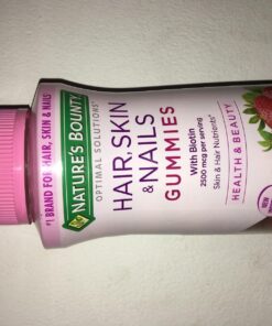 Nature's Bounty Hair Skin and Nails, 230 Gummies, 230 Count (Pack of 1) 23 71 cdylVxYL