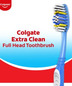 Colgate Extra Clean Toothbrush, Soft Toothbrush for Adults, 6 Count (Pack of 1), Packaging May Vary 6 Count (Pack of 1) Extra Clean Soft 31 71 crhp4GcL