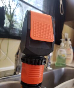 Claber GL56708745 Lawn-and-Garden-Watering-Equipment, Black/Orange Plastic 36 71 d5FXs5FL