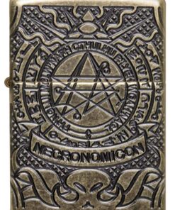 Zippo Armor Deep Carve Lighters Armor Antique Brass Book of the Dead 11 71 duoZ1t7L