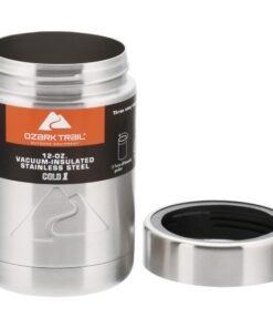 Alternative view of Ozark Trail 12 Ounce Double Wall Can Cooler Cup, Silver Top - 2 Pack