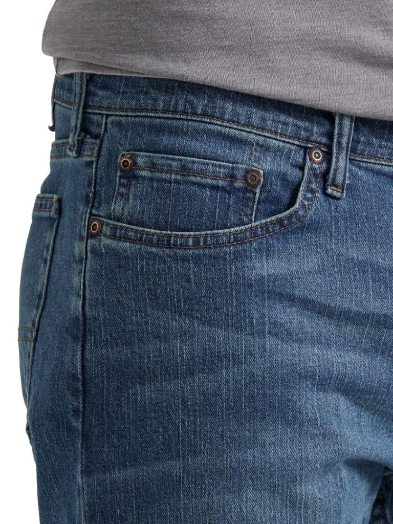 Wrangler Authentics Mens Regular Fit Comfort Flex Waist Jean - Tamaño 40W X 29L - Color Blue Ocean | Guatemala