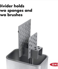 OXO Stainless Steel Good Grips Sinkware Caddy, One Size 37 71 ep9F0XDL