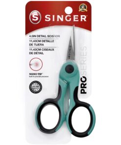 SINGER 00557 4-1/2-Inch ProSeries Detail Scissors with Nano Tip, Teal 1-Pack 29 71 fBMJOOuL