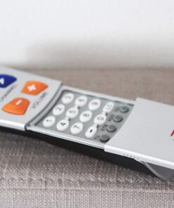 Flipper Big Button Universal TV Remote - Seniors, Elderly - Simple, Works TV & Cable - Favorite Channels - Learning - Supports IR Devices 28 71 fS5mDQyL