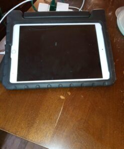 LTROP Kids Case for iPad 9th/ 8th/ 7th Generation (2021/2020/ 2019), iPad 10.2 Case with Built-in Screen Protector, Shockproof Handle Stand Kids Case for iPad 9/8/ 7 Generation 10.2 Inch - Black 44 71 fSsXQLFL