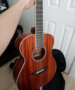 Orangewood 6 String Acoustic Guitar, Right, Mahogany (OW-DANA-M-AK) Guitar, Gigbag & Accessory Pack 32 71 fY71YvZL