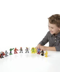 Marvel Playskool Heroes Super Hero Adventures Ultimate Set, 10 Collectible 2.5-Inch Action Figures, Toys for Kids Ages 3 and Up (Amazon Exclusive) Multicolor 22 71 fxvpHFjL