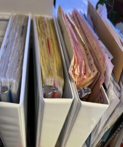 Amazon Basics 3-Ring Binder, 1-Inch - White, 4-Pack 1" 26 71 gJAudusL