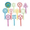 Super Fun Bubble Wand Assortment (1 Dozen) Summer Fun, Children's Bubble Supplies, Arts & Crafts 1 17 71 gqI5EnEL