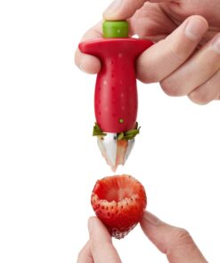 Chef'n Original Stem Gem Strawberry Huller, Red/Green - 26 71 i8zdBUNL