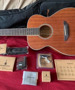 Orangewood 6 String Acoustic Guitar, Right, Mahogany (OW-DANA-M-AK) Guitar, Gigbag & Accessory Pack 35 71 iOnQp56L