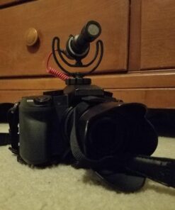 Rode VideoMicro Compact On-Camera Microphone with Rycote Lyre Shock Mount, Auxiliary, Black VideoMicro I 32 71 iuDpegTL