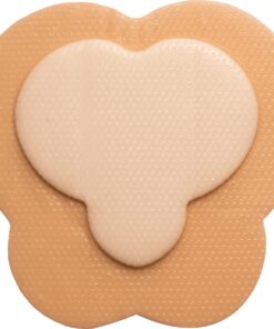 Sacral Silicone Ultra-Absorbent Foam Dressing 7" X 6.8" Box of 5; Wound Dressing By Areza Medical 7" x 6.8" 14 71 j0KyksSL