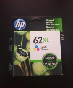 HP 62XL Tri-color High-yield Ink | Works with HP ENVY 5540, 5640, 5660, 7640 Series, HP OfficeJet 5740, 8040 Series, HP OfficeJet Mobile 200, 250 Series | Eligible for Instant Ink | C2P07AN 19 71 jMAujNXL