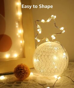 Lighting EVER Fairy Lights Battery Operated 20 LED Mini String Lights, Small Pixie Lights for Mason Jars, Crafts, DIY Wedding Party Centerpieces, Bedroom Wall Vines Holiday Garland, 8 Pack Pack of 8 Units 31 71 kZdUpLBL