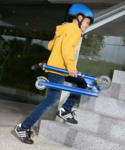 Micro Kickboard - Sprite 2-Wheeled, Smooth-Gliding, Foldable Micro Scooter for Kids Ages 6 to Teen Blue 5 71 l87kJOL