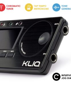 KLIQ MetroPitch - Metronome Tuner for All Instruments - with Guitar, Bass, Violin, Ukulele, and Chromatic Tuning Modes (MetroPitch, Black) 19 71 lCfUsAmL