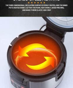 2200W Tapioca Boba Pearl Cooker, Commercial 16L Fully Automatic Pearl Pot With Non-Stick And Touchscreen Design, Sago Cooker For Boba Tea/Bubble Tea 11 71 lOAFL4qL