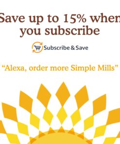 Simple Mills Almond Flour Crunchy Cookies, Chocolate Chip - Gluten Free, Vegan, Healthy Snacks, Made with Organic Coconut Oil, 5.5 oz (Pack of 3) 5.5 Ounce (Pack of 3) 14 71 luluRXS