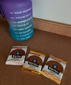 Rip Van WAFELS Dutch Caramel & Vanilla Stroopwafels, Healthy Non GMO, Low Calorie / Sugar Office Snacks, Keto Friendly, (3g), 12 Count (Packaging May Vary) 1.16 Ounce (Pack of 12) 37 71 mVO9vY0L 2