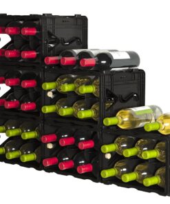 Storvino Nero 6 Bottle Wine Storage Container 7 71 o07m42PL
