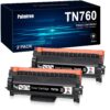 Palmtree TN760 Toner for Brother Printer Compatible with Brother TN760 TN 730 Toner TN-730/TN-760 for MFC-L2750DW HL-L2370DW MFC-L2710DW HL-L2350DW DCP-L2550DW HL-L2390DW Printer(2 Black) 57 71 oF2uPzpL