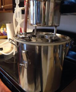 WMN_TRULYSTEP MSC03 Copper Alcohol Moonshine Ethanol Still Spirits Boiler Water Distiller, 20 Litres 5 Gallon 20 Liters 47 71 oP6FOpPL