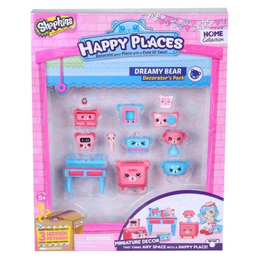 Happy Places Shopkins Decorator Pack Dreamy Bear