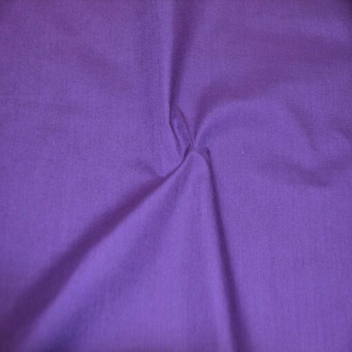 60" Wide Premium Cotton Blend Broadcloth Fabric by The Yard (Purple) 1 Yard Purple