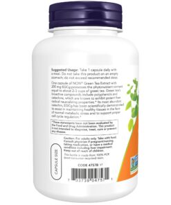 NOW Supplements, EGCg Green Tea Extract ,Dietary,400 mg, Free Radical Scavenger*, 180 Veg Capsules 180 Count (Pack of 1) 11 71 pg2odYAL