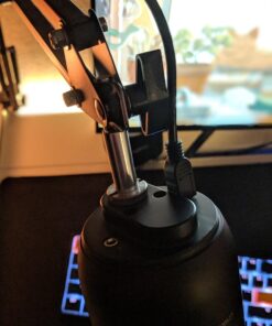 Neewer Microphone Arm Stand, Suspension Boom Scissor Mic Arm Stand with 3/8” to 5/8” Screw and Cable Ties Compatible with Blue Yeti, Snowball, Yeti X, Quadcast and Other Mics, Max Load 1.5kg 51 71 psvUa2WL